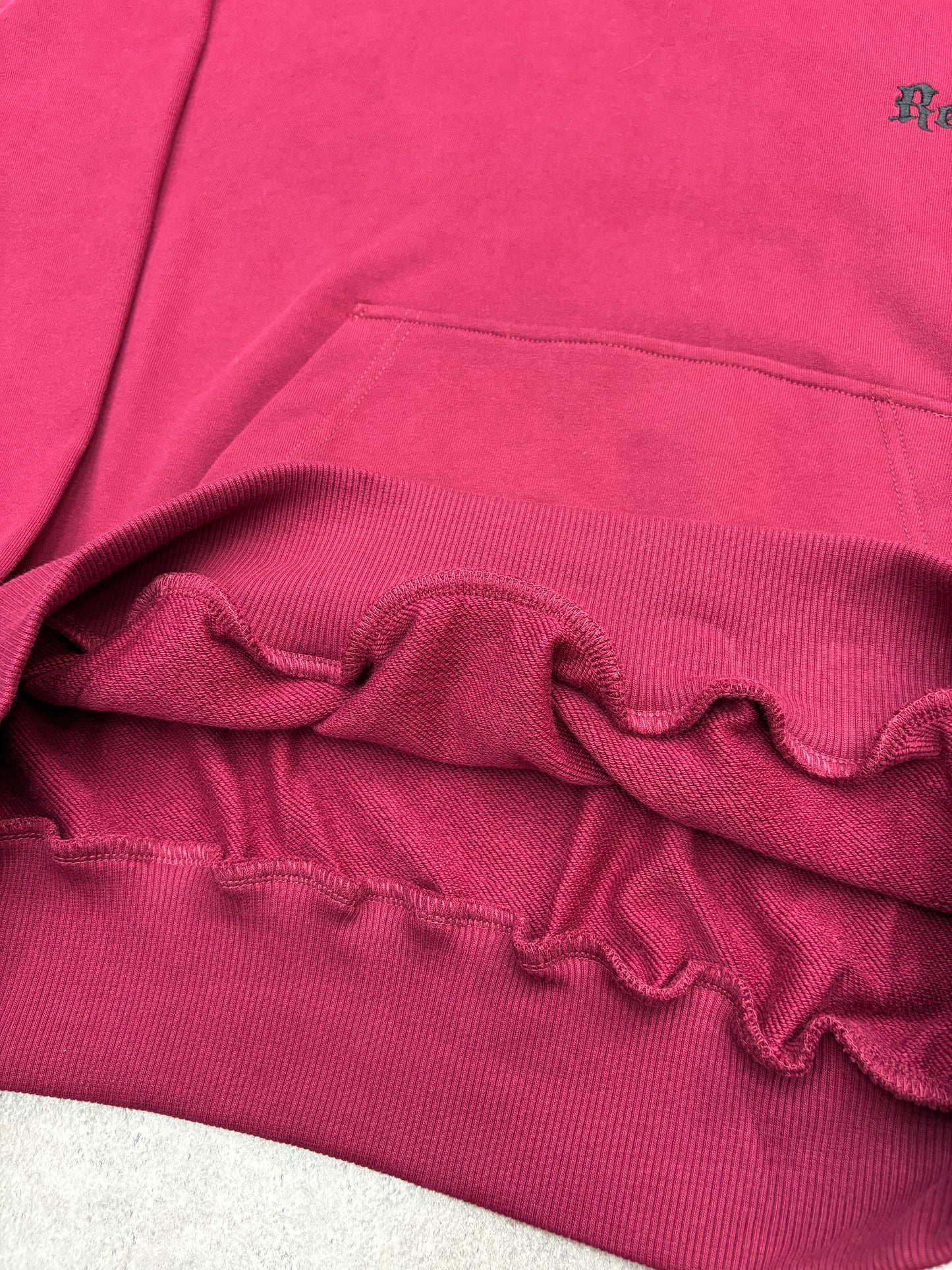bluza minimalist bordowa