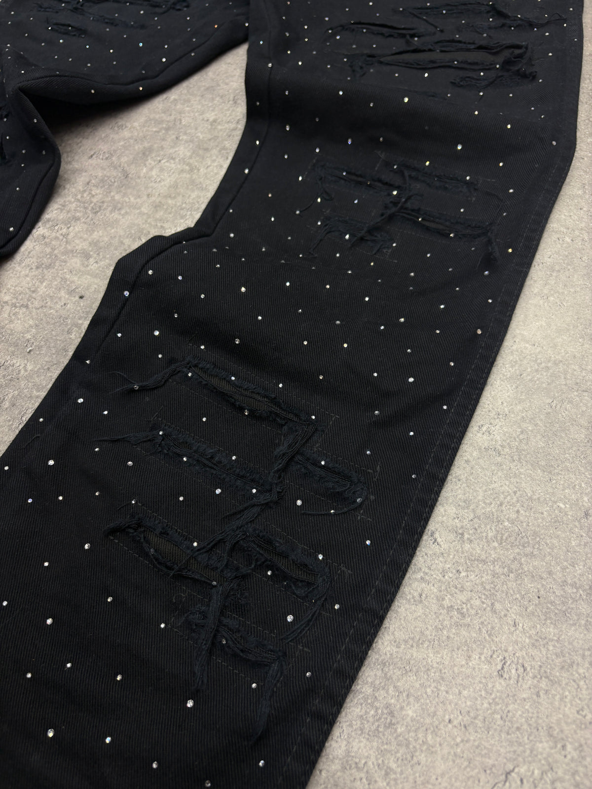 Crystal pants BLACK