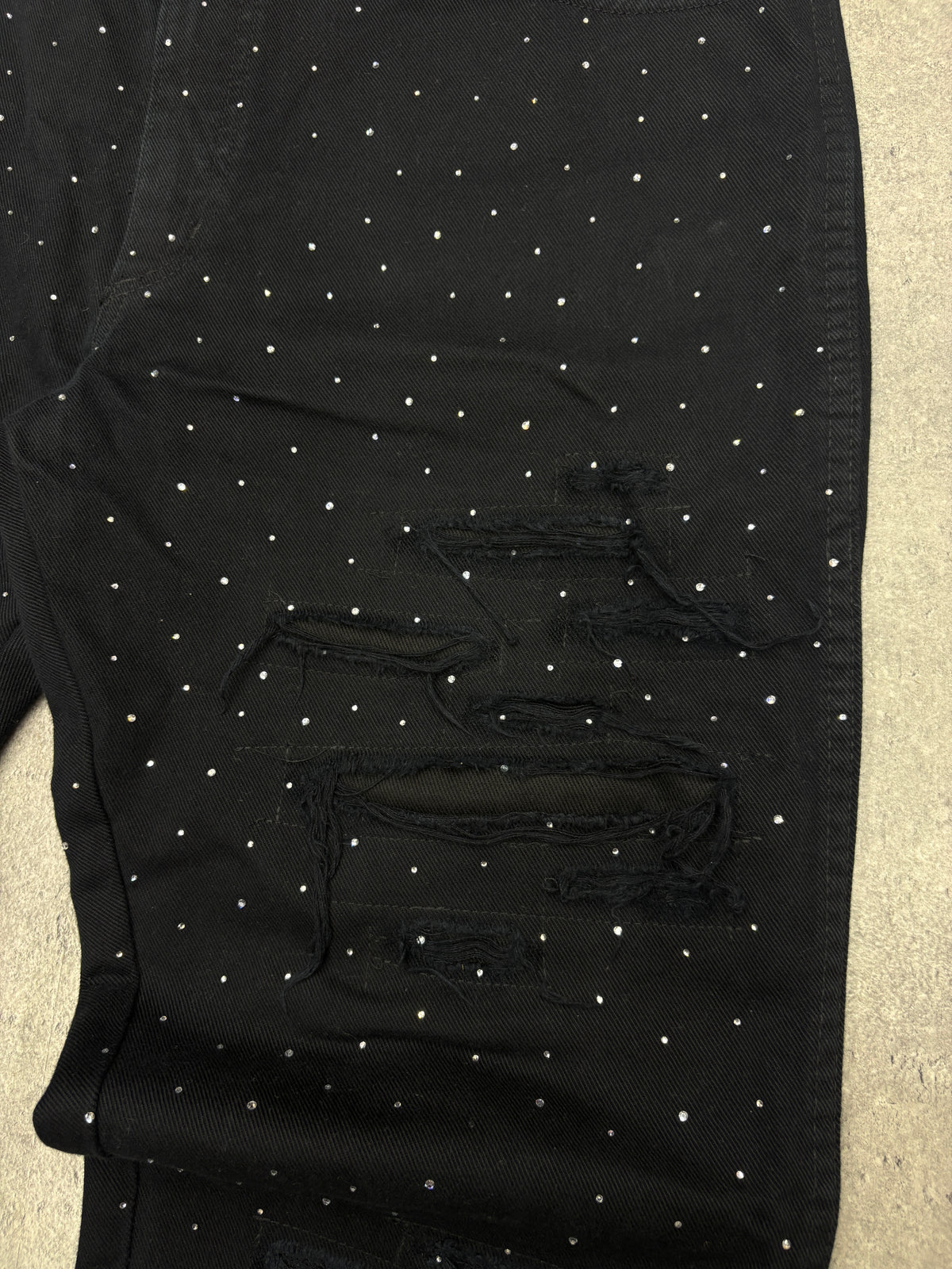 Crystal pants BLACK