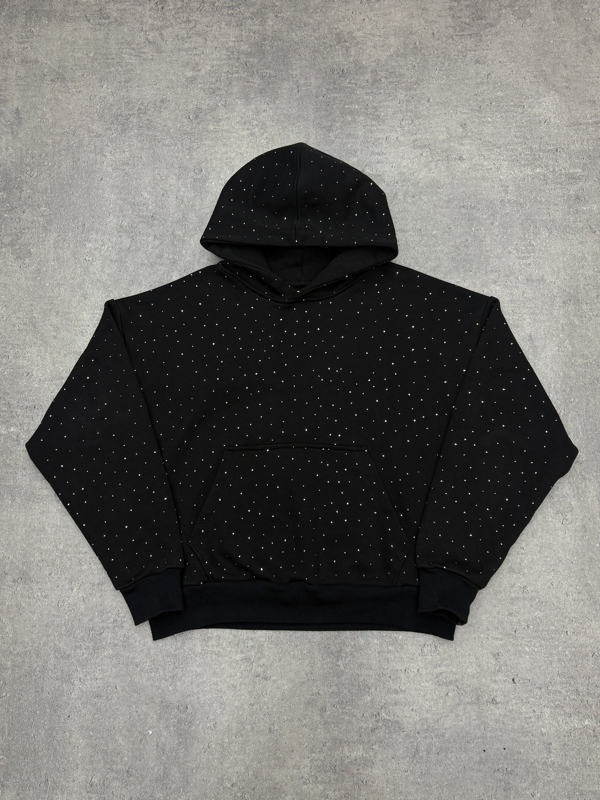Crystal hoodie BLACK