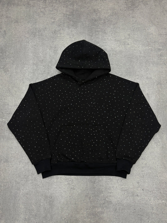 Crystal hoodie BLACK